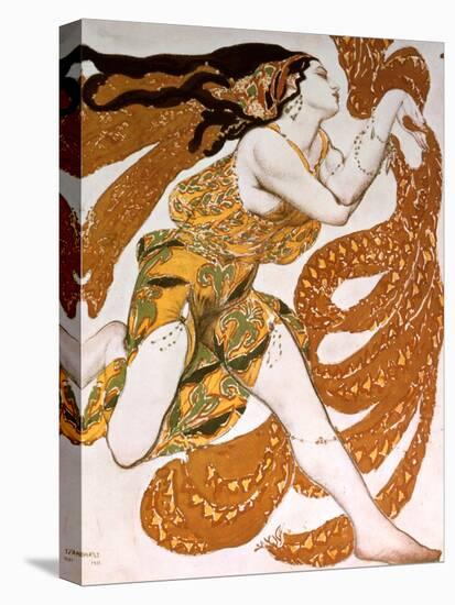 Bacchante, Costume Design for a Ballets Russes Production of Tcherepnin's Narcisse, 1911-Leon Bakst-Premier Image Canvas
