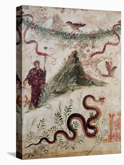 Bacchus and the Vesuvius, 79, 1st Century, Mural (Fresco)-null-Premier Image Canvas