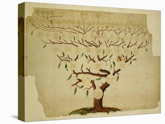 Bach Family Tree, C.1750-1770-German School-Premier Image Canvas