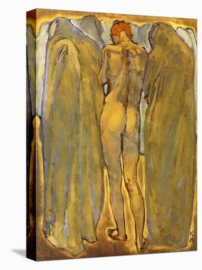 Back of a Nude Woman with Ghosts-Koloman Moser-Premier Image Canvas