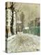 Back Street, Montmartre-Fritz Thaulow-Premier Image Canvas