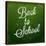 Back to School, Chalk Blackboard-Ozerina Anna-Stretched Canvas