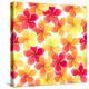 Background with Colorful Flowers-Naddiya-Stretched Canvas