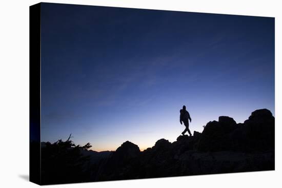 Backpacking Near The Pinnacle Peak Area. Mt. Rainier National Park, WA-Justin Bailie-Premier Image Canvas