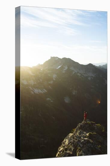 Backpacking Near The Pinnacle Peak Area. Mt. Rainier National Park, WA-Justin Bailie-Premier Image Canvas