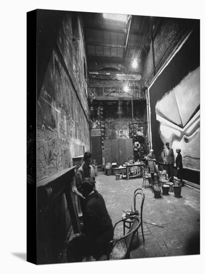 Backstage at the Abbey Theater, Dublin-Gjon Mili-Premier Image Canvas