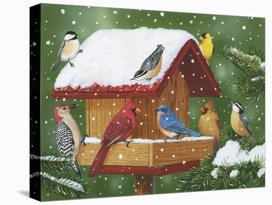 Backyard Birds, Holiday Treats-William Vanderdasson-Premier Image Canvas