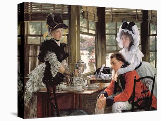 Bad News, the Parting, 1872 (Oil on Canvas)-James Jacques Joseph Tissot-Premier Image Canvas