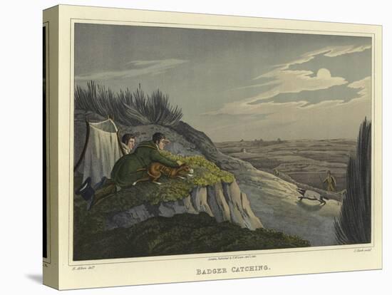 Badger Catching-Henry Thomas Alken-Premier Image Canvas