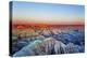 Badlands National Park, South Dakota - Sunrise-Lantern Press-Stretched Canvas