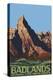 Badlands National Park, South Dakota-Lantern Press-Stretched Canvas