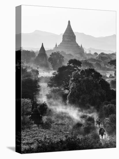 Bagan at Sunset, Mandalay, Burma (Myanmar)-Nadia Isakova-Premier Image Canvas