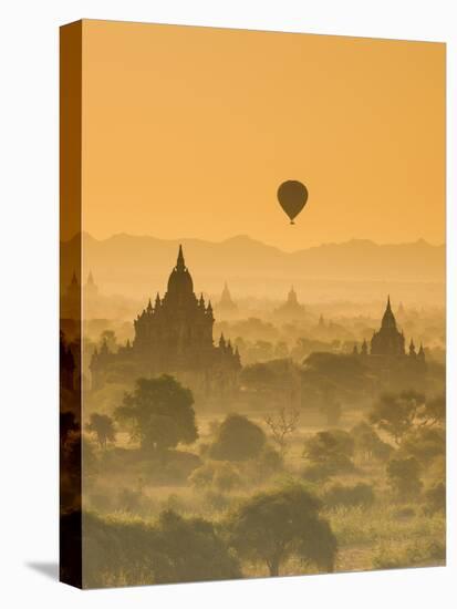 Bagan at Sunset, Mandalay, Burma (Myanmar)-Nadia Isakova-Premier Image Canvas