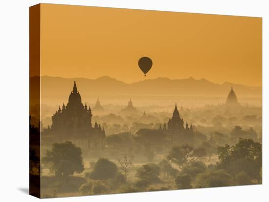 Bagan at Sunset, Mandalay, Burma (Myanmar)-Nadia Isakova-Premier Image Canvas