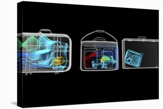 Baggage Surveillance, Simulated X-ray-Christian Darkin-Premier Image Canvas