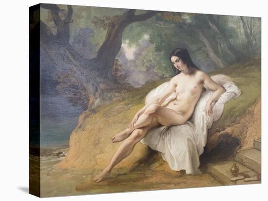 Bagnante, 1844, Francesco Hayez (painting)-Francesco Hayez-Premier Image Canvas