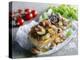 Baguette with Mushrooms and Onions-null-Premier Image Canvas