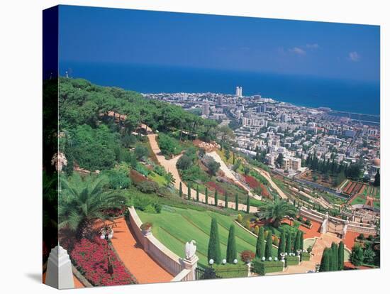Baha'i Shrine and Garden, Israel-Barry Winiker-Premier Image Canvas