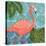 Bahama Flamingo I-Paul Brent-Stretched Canvas