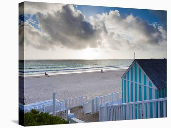 Bahamas, Eleuthera Island, Harbour Island, Pink Sands Beach-Walter Bibikow-Premier Image Canvas