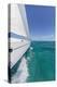 Bahamas, Exuma Island. Sailboat under Sail in Ocean-Don Paulson-Premier Image Canvas