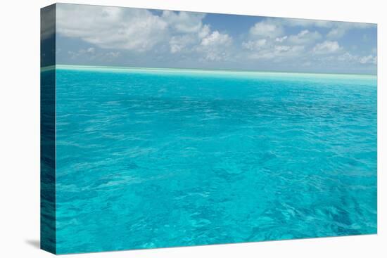 Bahamas, Exuma Island. Seascape of Aqua Ocean-Don Paulson-Premier Image Canvas