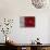 Bahrain Flag Graphic On Wall-simon johnsen-Stretched Canvas displayed on a wall