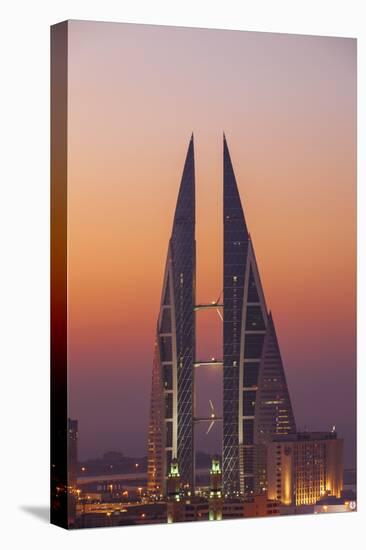 Bahrain, Manama, View of Bahrain World Trade Center-Jane Sweeney-Premier Image Canvas