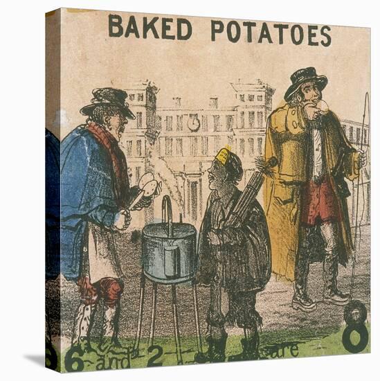 Baked Potatoes, Cries of London, C1840-TH Jones-Premier Image Canvas