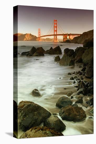 Baker Beach and the Golden Gate Bridge-Vincent James-Premier Image Canvas