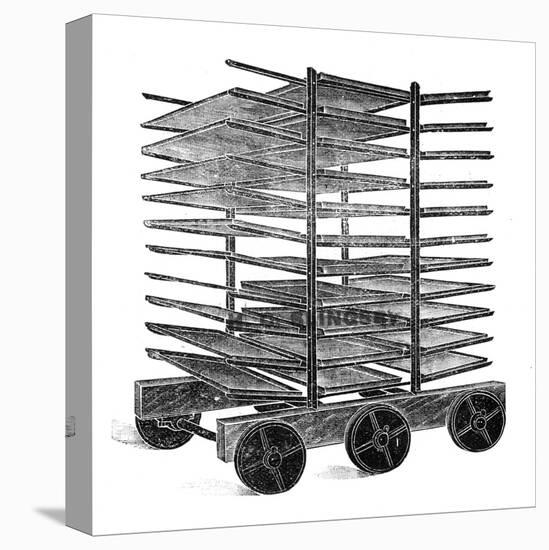 Baker's Double Rack Truck-null-Stretched Canvas