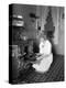 Baking Bread at Home for School Project, ca. 1914-null-Premier Image Canvas