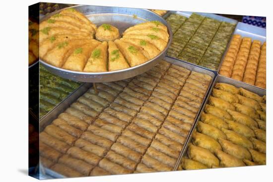 Baklava Shop, Istanbul, Turkey, Europe-Neil Farrin-Premier Image Canvas