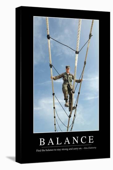 Balance: Inspirational Quote and Motivational Poster-null-Premier Image Canvas