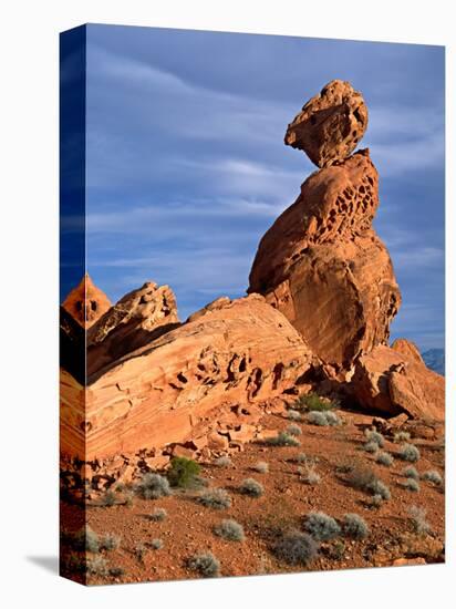 Balance Rock, Valley of Fire State Park, Nevada, USA-Charles Sleicher-Premier Image Canvas