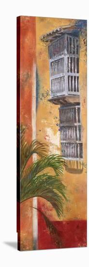 Balcones De Cartagena I-Patricia Pinto-Stretched Canvas