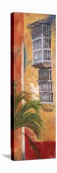 Balcones De Cartagena I-Patricia Pinto-Stretched Canvas