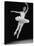 Ballerina Margot Fonteyn in White Costume Leaping into the Air While Dancing Alone on Stage-Gjon Mili-Premier Image Canvas