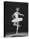Ballerina Margot Fonteyn, of the Sadler Wells Company, Dancing Alone on Stage-Gjon Mili-Premier Image Canvas
