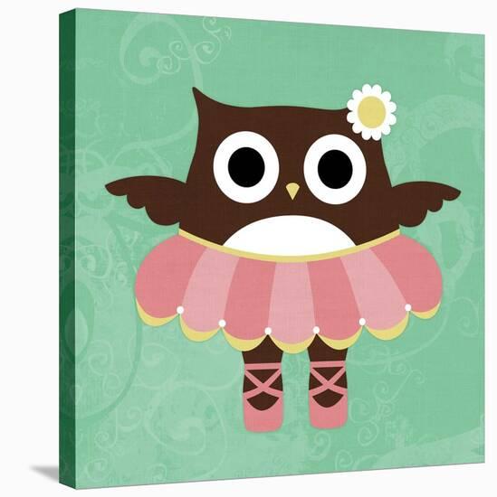 Ballerina Owl-Nancy Lee-Stretched Canvas