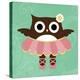 Ballerina Owl-Nancy Lee-Stretched Canvas