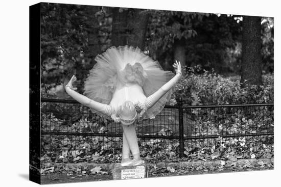 Ballerina Street Performer in Central Park, NYC-null-Stretched Canvas