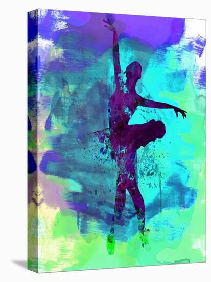 Ballerina Watercolor 4-Irina March-Stretched Canvas