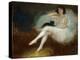 Ballerina with a Black Cat-Pierre Carrier-Belleuse-Premier Image Canvas