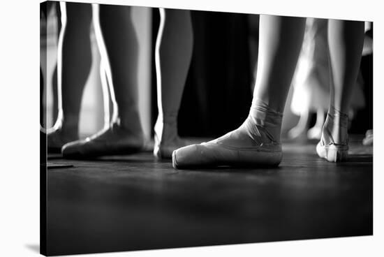 Ballerinas In Ballet Shoes-null-Stretched Canvas
