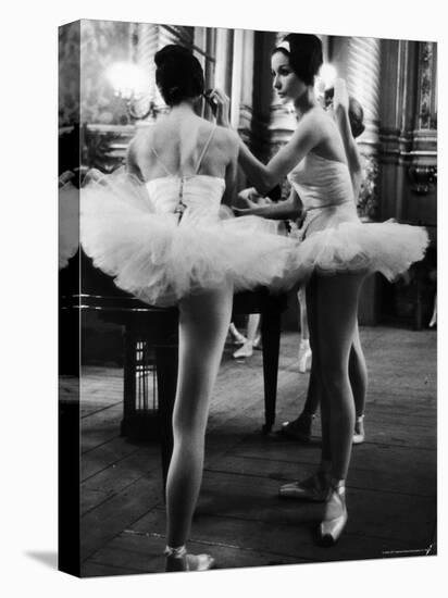 Ballerinas Practicing at Paris Opera Ballet School-Alfred Eisenstaedt-Premier Image Canvas