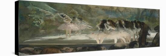 Ballet at the Paris Opéra, 1877-Edgar Degas-Premier Image Canvas