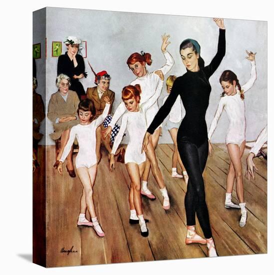 "Ballet Class", November 3, 1956-George Hughes-Premier Image Canvas