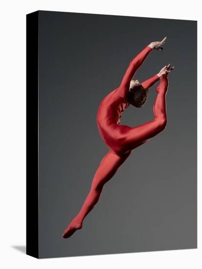 Ballet Dancer in Red Leotard-Erik Isakson-Premier Image Canvas