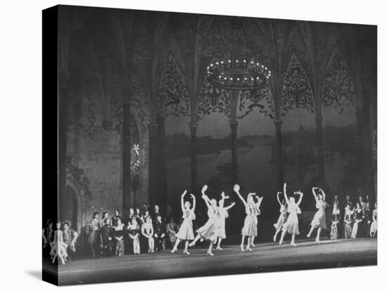 Ballet Dancers Performing "Cinderella" on Stage at the Bolshoi Theater-null-Premier Image Canvas